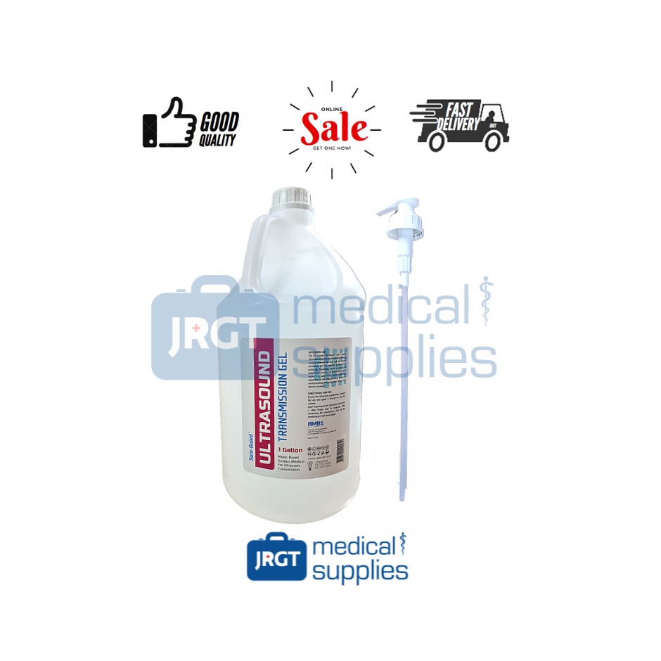 Sure-Guard Ultrasound Gel (1 Gallon / 5 Liters with Pump) | Shopee ...