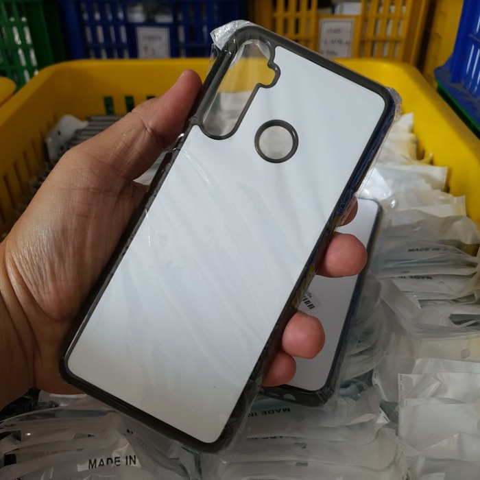 Case Realme 5 Snap On 2D Hard Polos Blank Sublimation Black custom