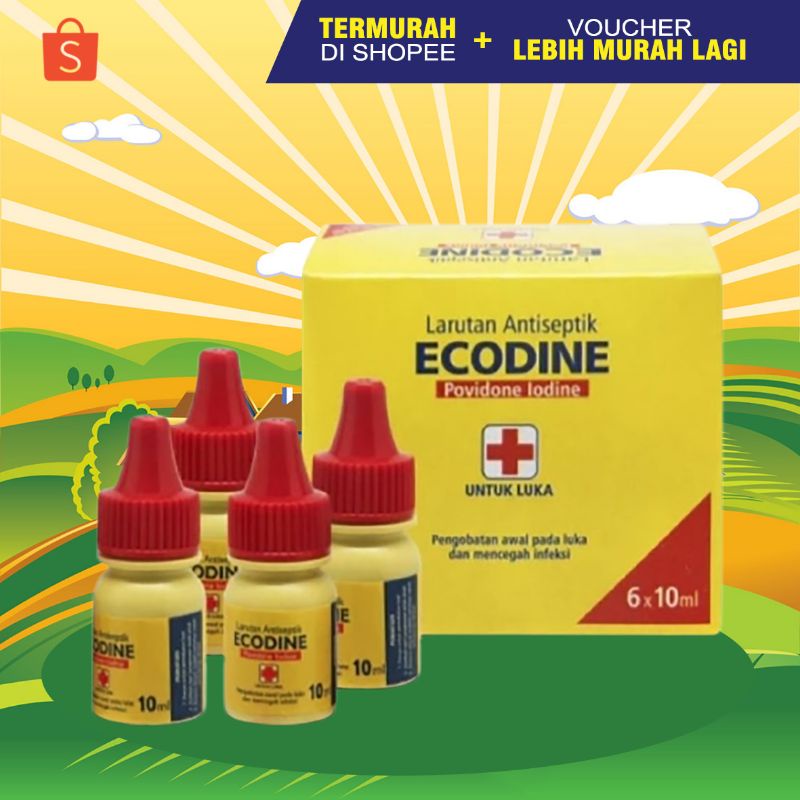 Ecodine - Antiseptic Liquid For Wounds Cat Dog Rabbit Anti Infection ...