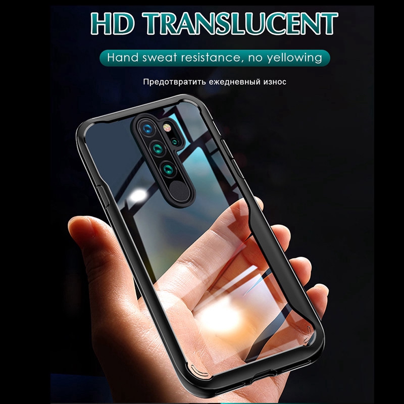 Xiaomi Redmi Note8 Pro Transparent Case Redmi Note 8T Pro K30 8A 7A TPU  Soft Shockproof Armor Protective Back Clear Casing