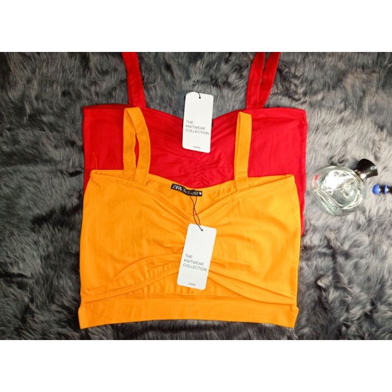 SASSY CROP TOPS (ZARA BRAND) | Shopee Philippines