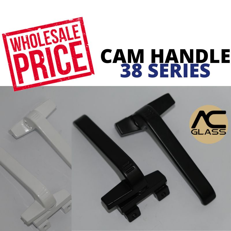 AC GLASS: CAM HANDLE 38 Series for Awning and Casement Windows (Black ...