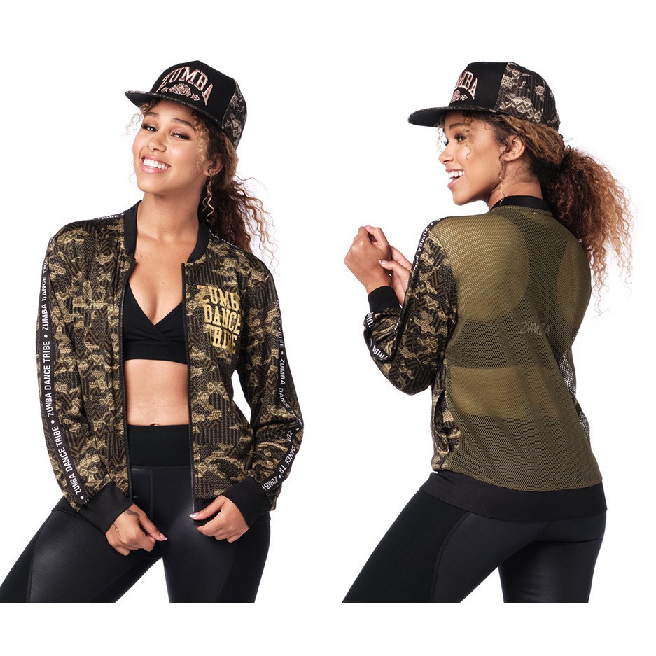 ZUMBA MIX IT UP MESH ZIP UP JACKET