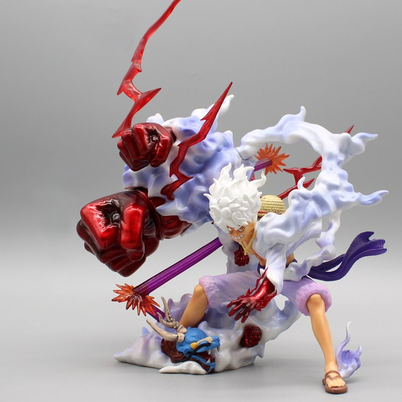 Monkey D Luffy Gear 5 Snake Man Model Awakens Left Nika New Extremely 