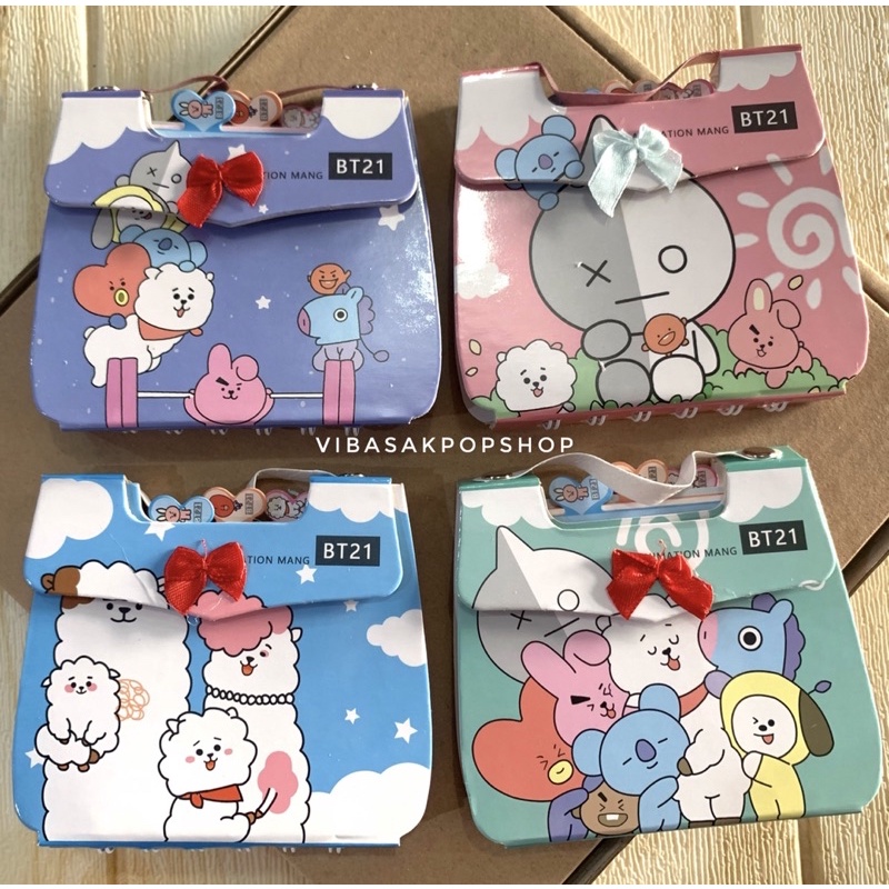 BTS BT21 Book Bookmark Bag | Shopee Philippines