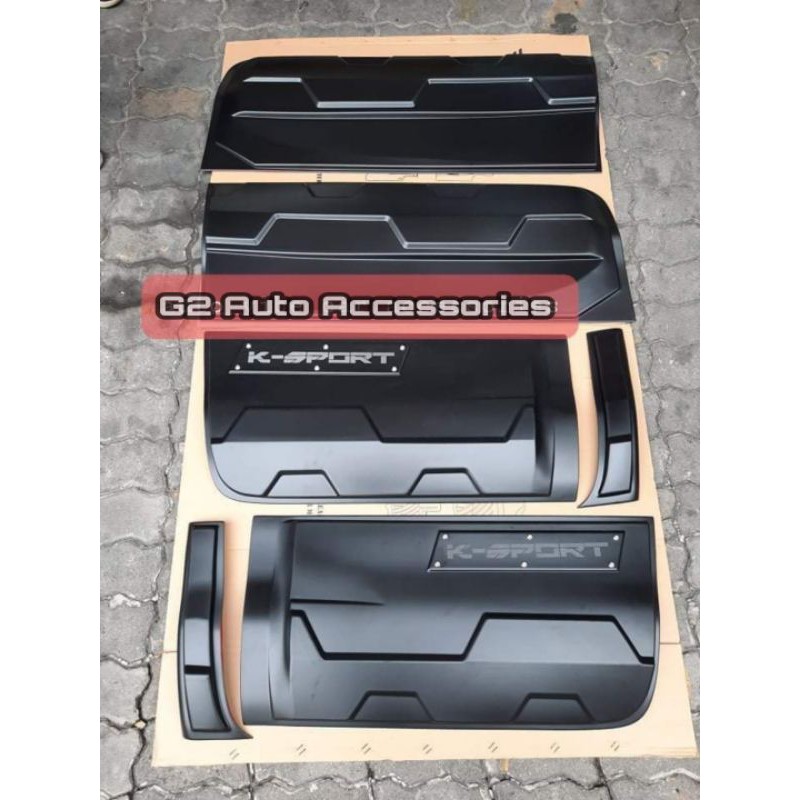 Ford Ranger/Raptor K-Sport Body Cladding 2012 to Raptor Model | Shopee ...