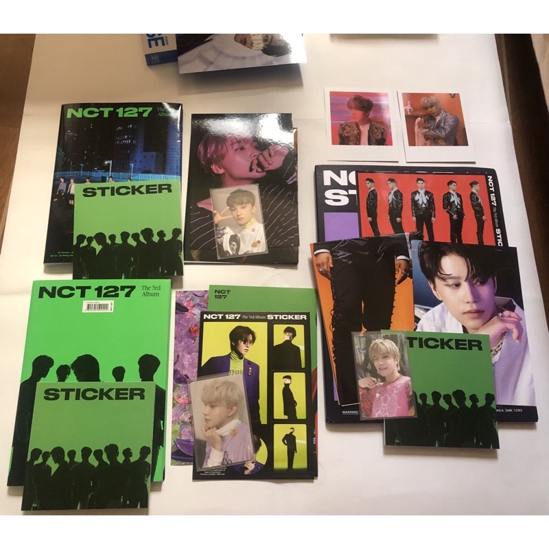 NCT 127 Sticker Photocards Album Mark Jungwoo | Shopee Philippines