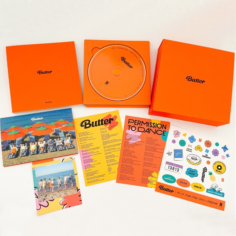 BTS Butter Album (Peaches and Cream) Unsealed Shopee Philippines