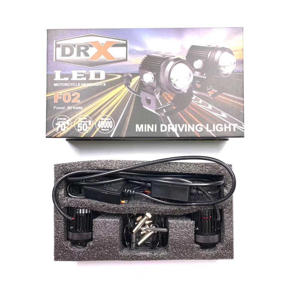 MINI DRIVING LIGHT FO2 LED MOTORCYCLE HEADLIGHT (20 watts) | Shopee ...