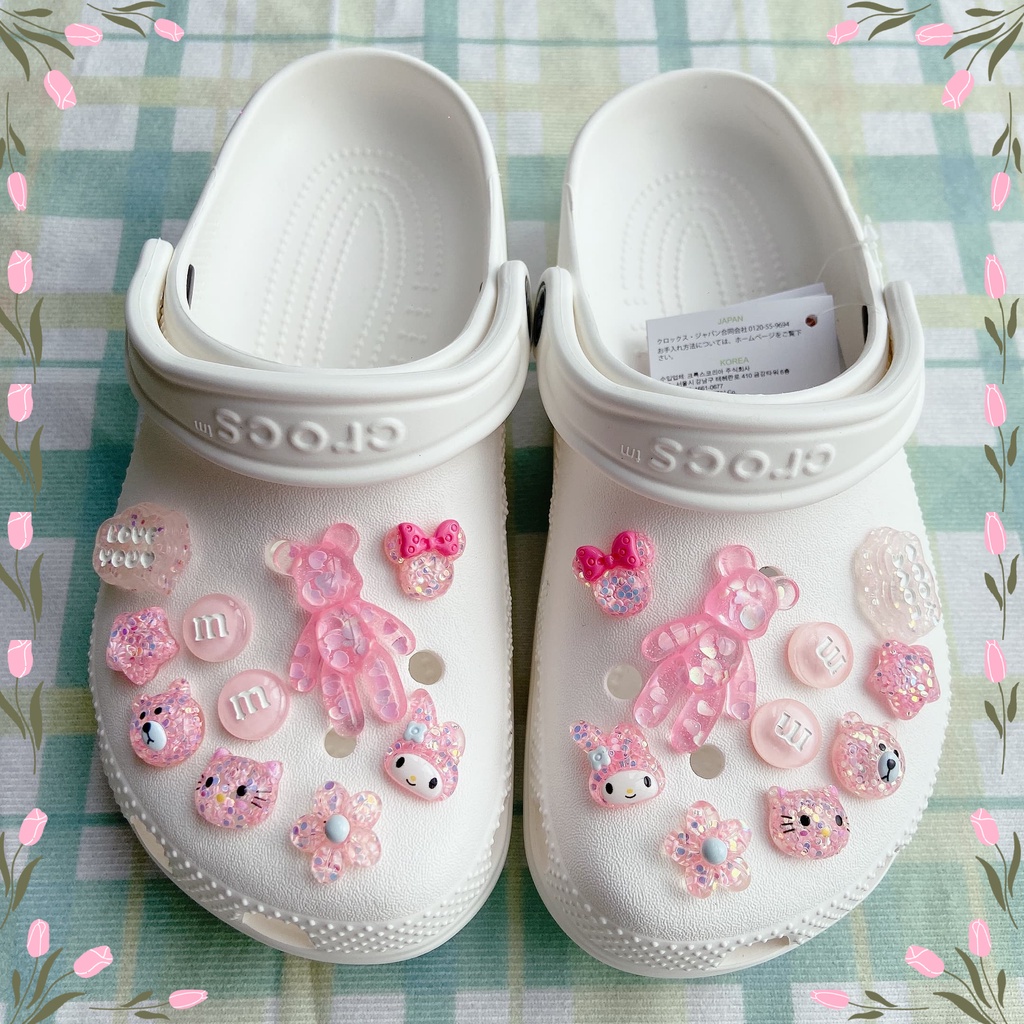 1Pcs PVC Dinosaur Monkey Cupcake Taco Flower Shoe Charms Accessories  Children Shoe Button Fit DIY Croc Jibz X-mas Present