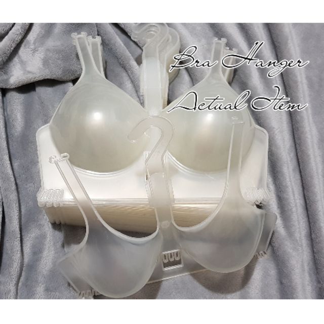 Plastic bra hanger