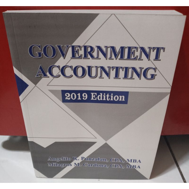 GOVERNMENT ACCOUNTING( 2019 EDITION ) by Punzalan Shopee Philippines