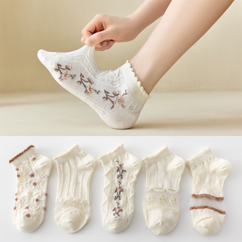 【Manila Shipping】 New Summer Ladies Breathable Foot Sock For Women ...