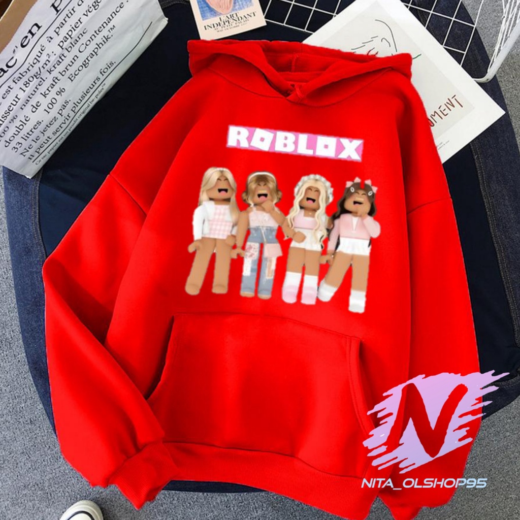 Roblox GIRL HOODIE ROBLOX Kids SWEATER Shopee Philippines