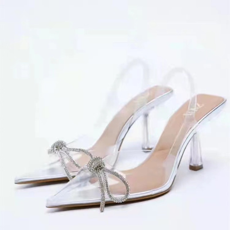 Transparent on sale shoes zara