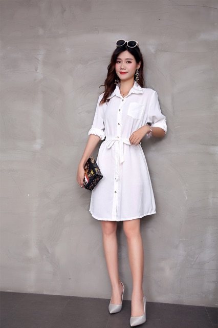 long sleeve Plain Polo dress Shopee Philippines