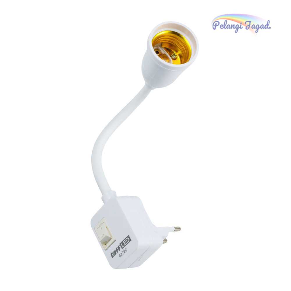 Long Light Switch Fittings EU E27 Wall Socket Lamp Holder 25cm | Shopee ...