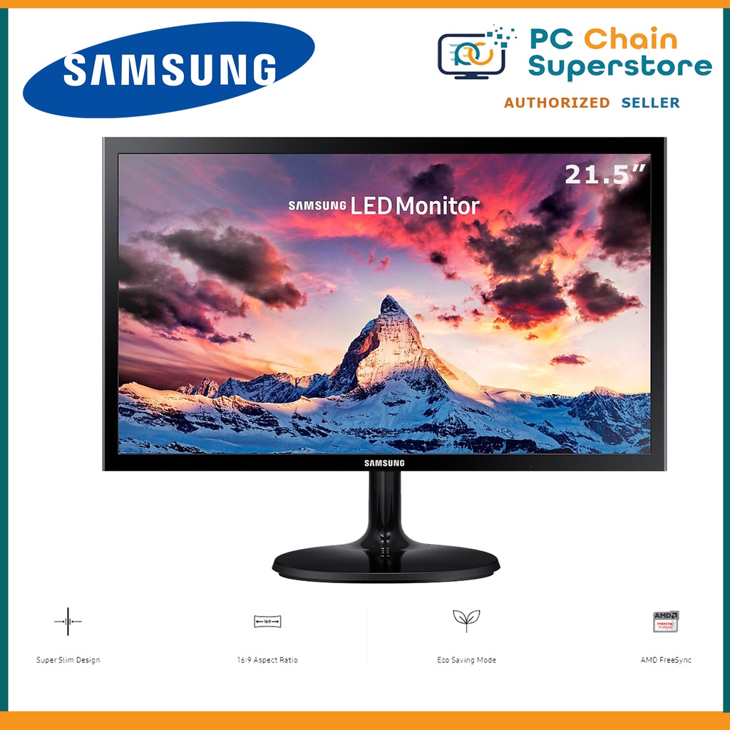 Samsung SF350 LED Slim Eye Care Monitor - 21.5