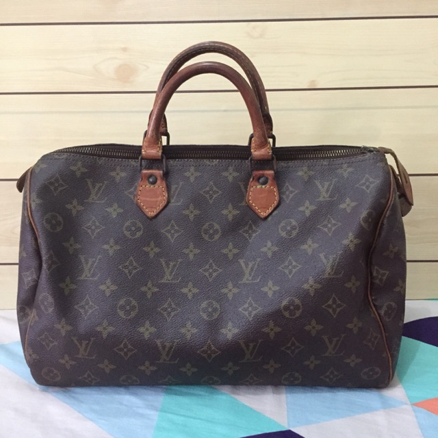 AUTHENTIC LOUIS VUITTON VINTAGE SPEEDY 35 HAND BAG