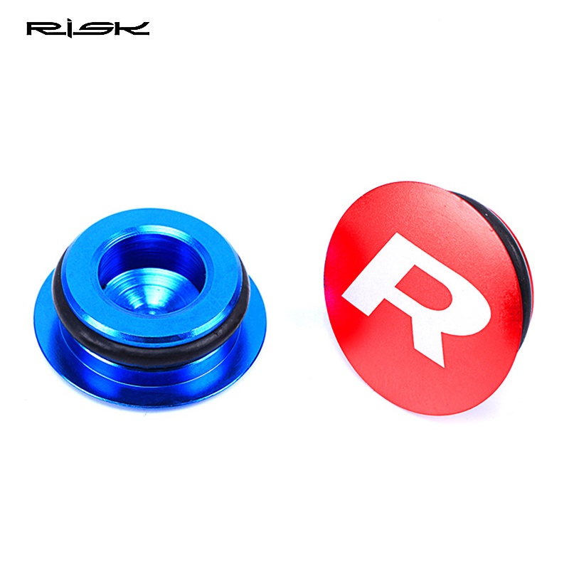 RISK Bicycle Aluminum Alloy Bike Crank Cap Crank Set Cover Fix Bolts ...