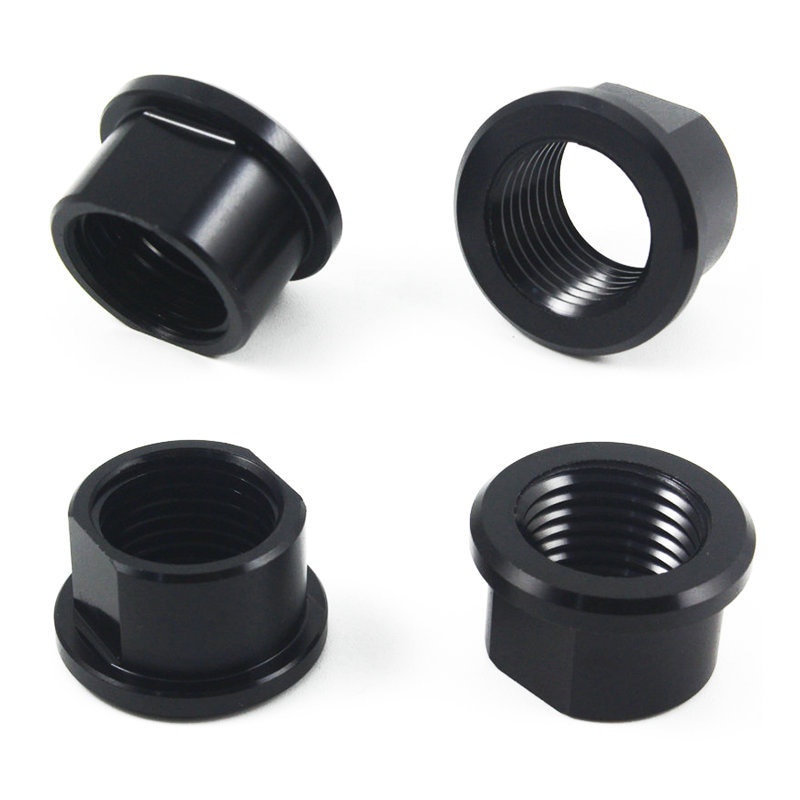 Bicycle Thru Axle Cap M15x1.5mm Bike Hubs Tube( M1.4 )Shaft Skewers Nut ...