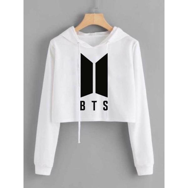 BTS CROPTOP HOODIE JACKET | Shopee Philippines