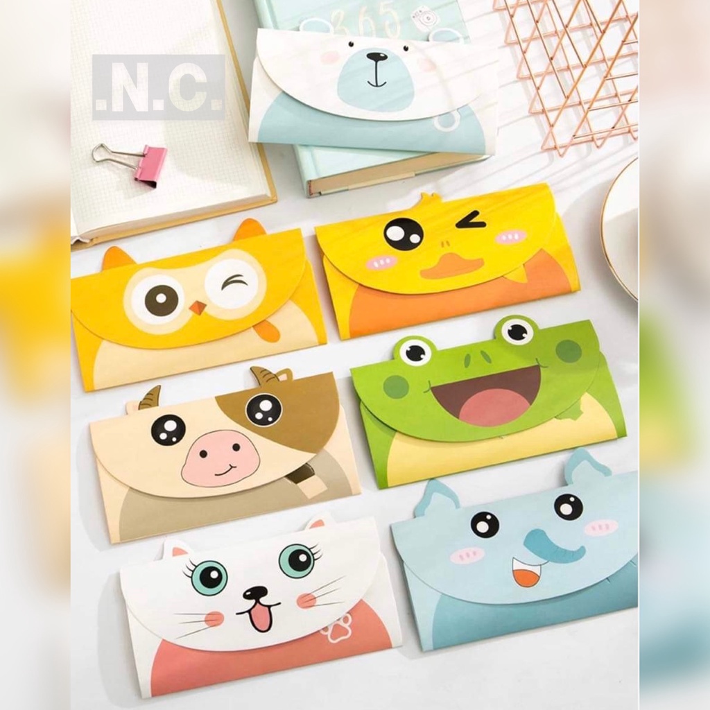 7 Cartoon Characters Letters Envelopes Gift Giving Cards Stationary ...