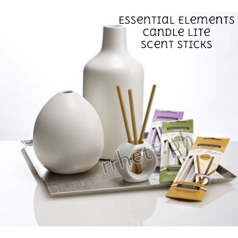 rrhett.ph ESSENTIAL ELEMENTS CANDLELITE SCENT STICKS FRAGRANCE PAPER