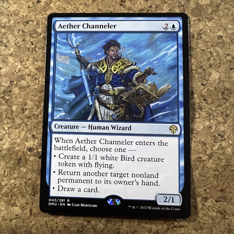 AETHER CHANNELER | HUMAN WIZARD | DOMINARIA UNITED | BLUE | MTG MAGIC ...