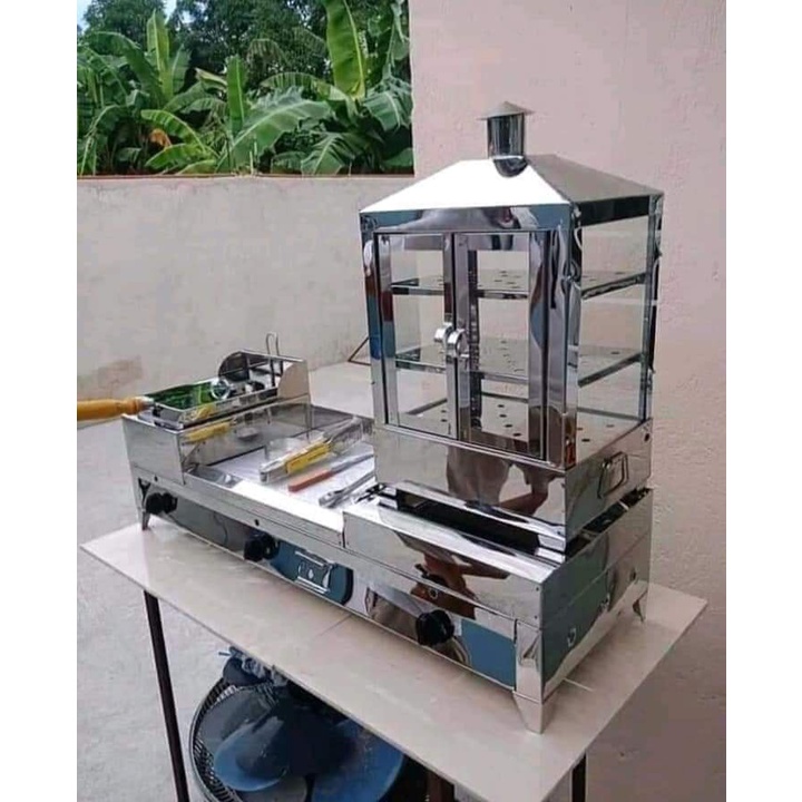 3 in 1 Burger Grill with Deep fryer and Steamer Shopee Philippines