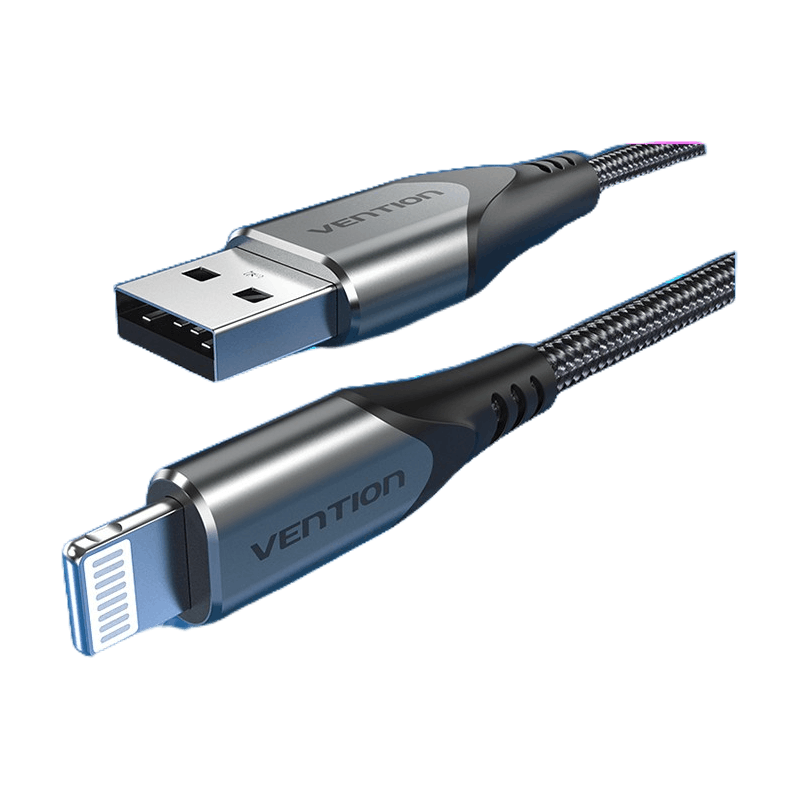 Vention Lightning Cable Mfi Certified Fast Charging 2.4A Data Support Ios 13 12 Iphone 11 Pro