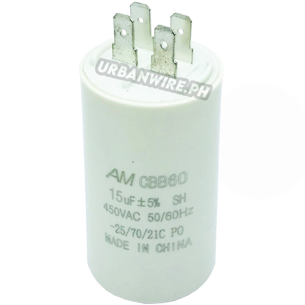 🟦15UF/450V Motor Run Starting Capacitor Terminal Type Heavy Duty🟦 ...