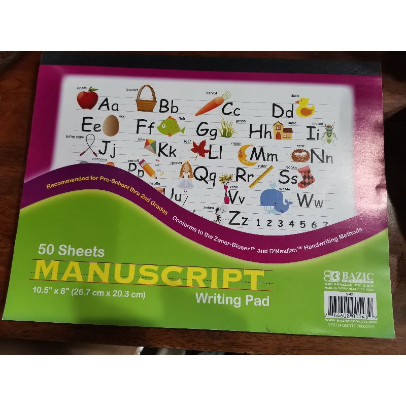 Cursive and Manuscript Writing Pads 50 Sheets | Shopee Philippines
