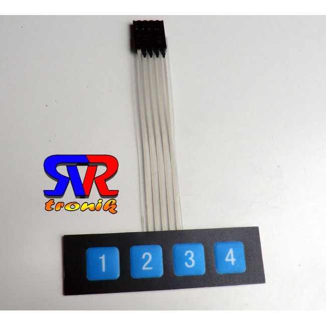 Membrane Keypad 1x4 Button 4 Arduino | Shopee Philippines
