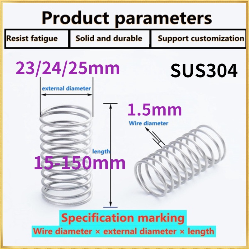 EIFINE Compression Spring Long Pressure Spring Wire