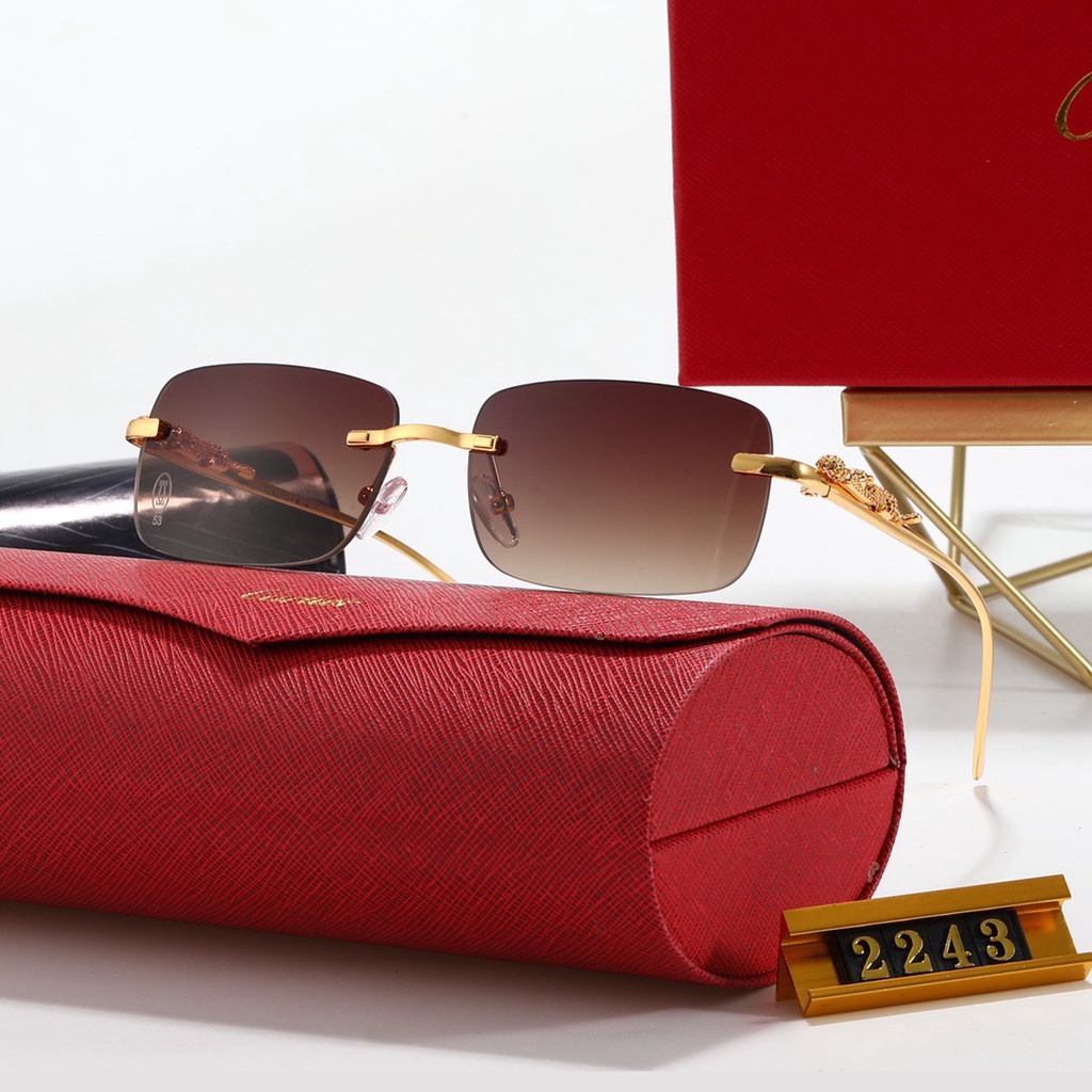 Factory Direct Sale Cartier 2022 New Korean Fashion Sunglasses