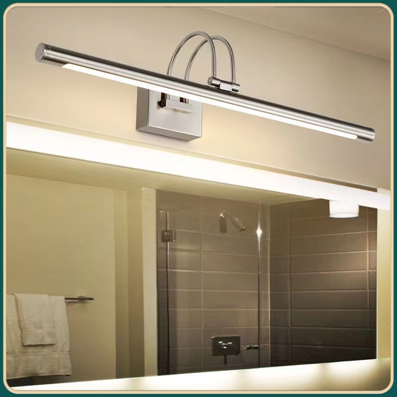 ???PH STOCK??????COD??? LED Bathroom Mirror Light Wall Mounted Cabinet Makeup ...