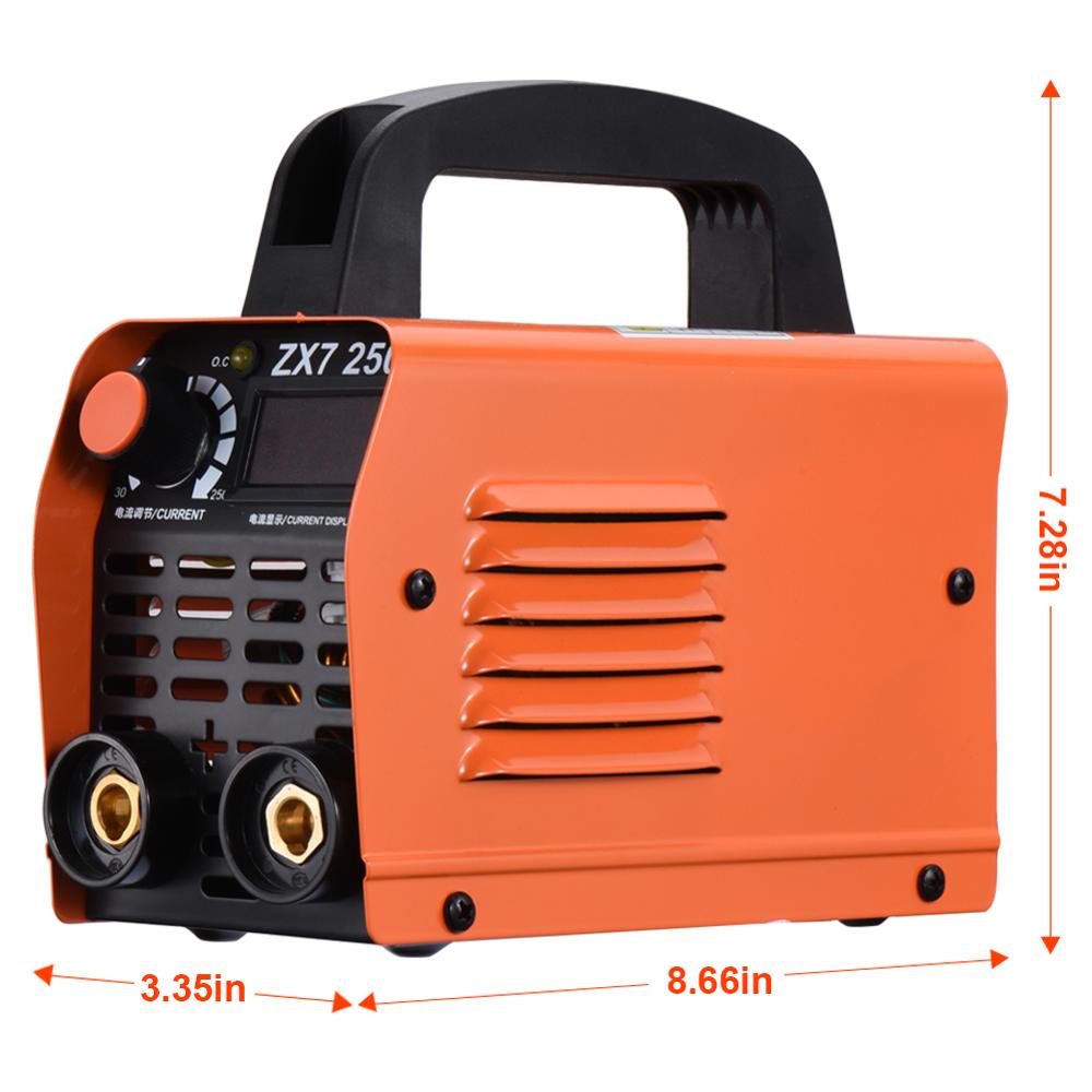 Zx7250 Portable Welder Inverter Welding Machines 25kva 50/60hz Inverter Arc Welder 220v Welding