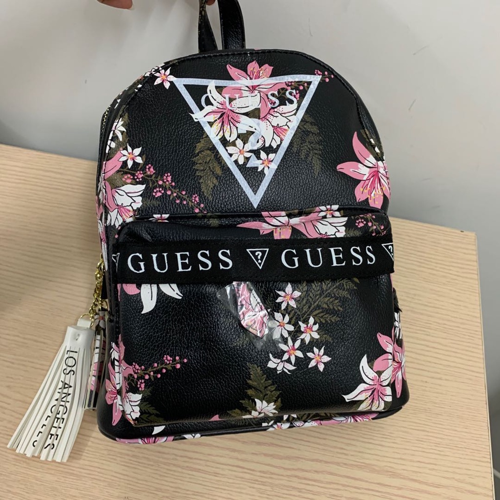Guess backpack with flowers best sale