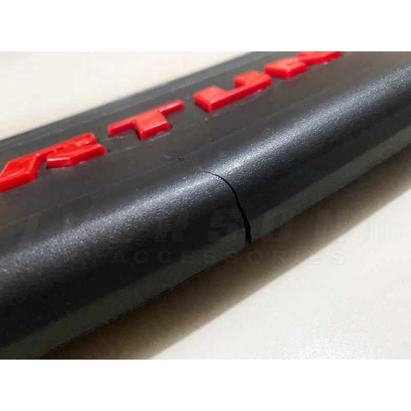 Toyota Fortuner 2021 Rear Stepsill Red Font (Damaged) | Shopee Philippines