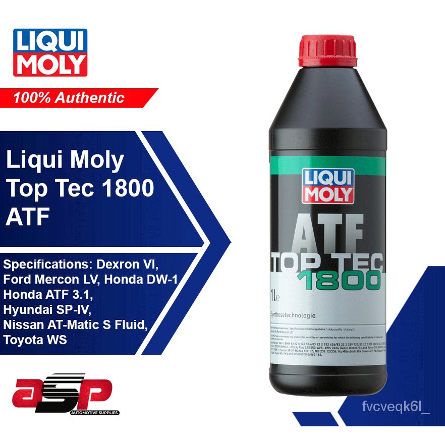 LIQUI MOLY ATF Top Tec 1800 Dexron 6 Automatic Transmission Fluid 1 ...