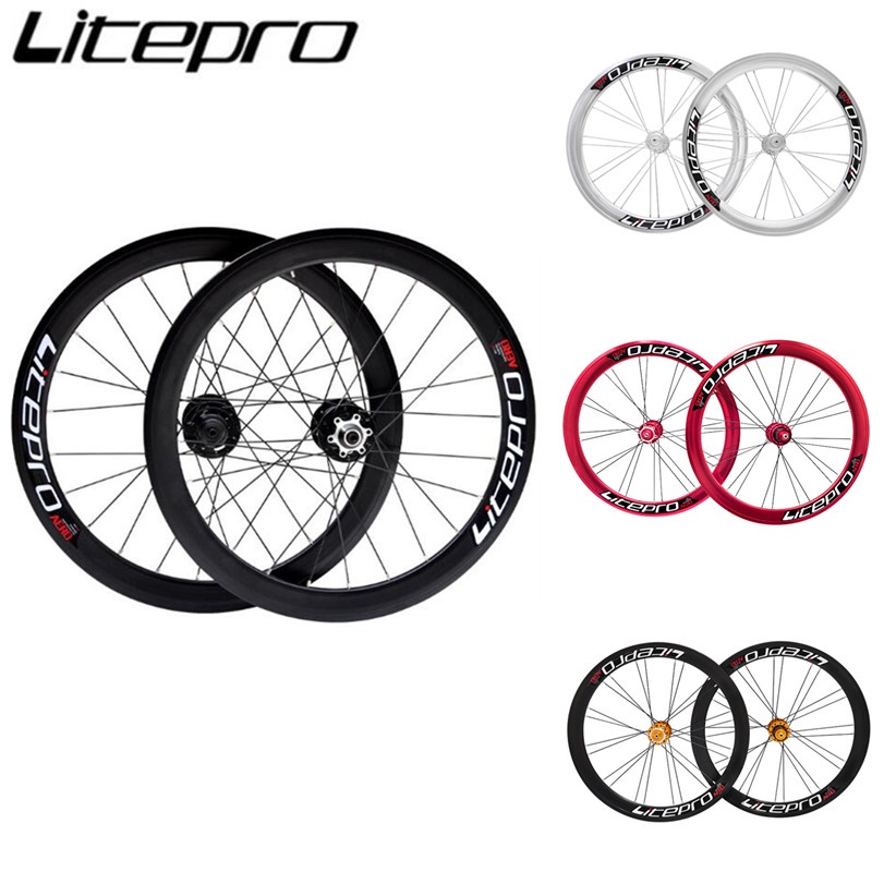 Paire De Roues Vélo Pliant AERO 20 Pouces - Allonge VTT/BMX - 11 Vitesses