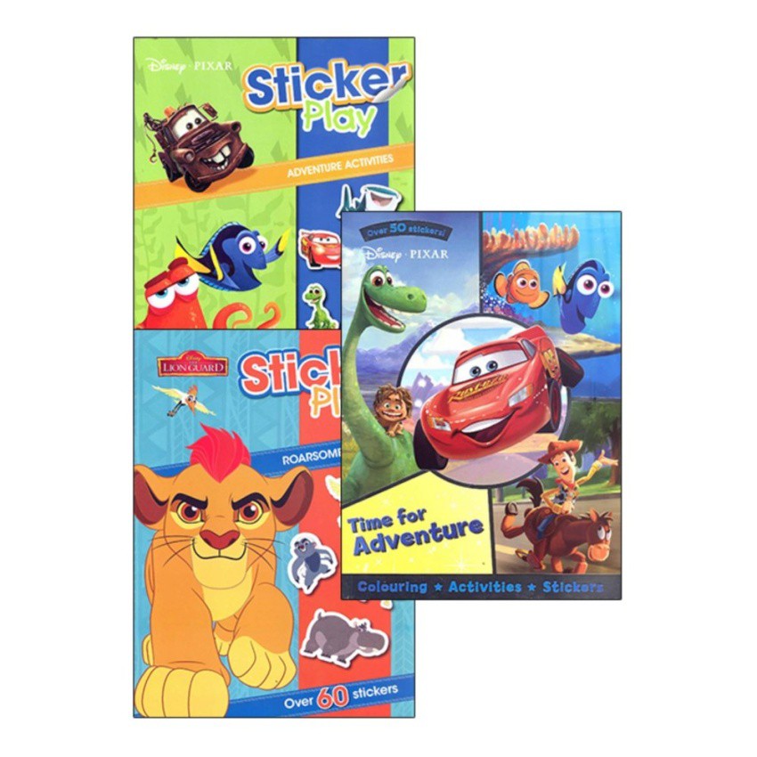 WS Disney Pixar Time For Adventure&Sticker Play (Lion Guard & Pixar ...