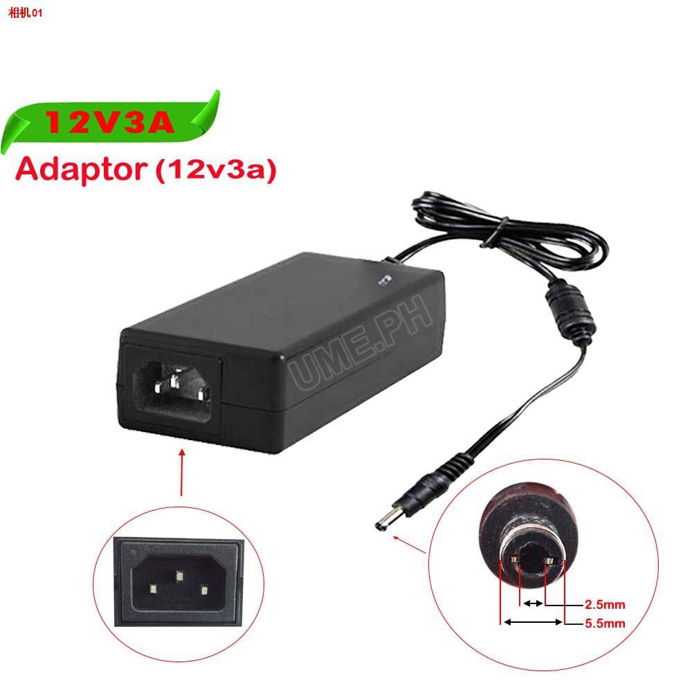 DC 12V 3A CCTV Camera DVR LED Power Supply Adapter COD UME PB1203 ...