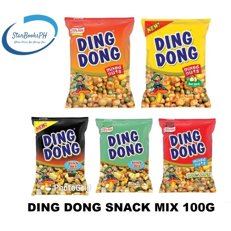 Rebisco Ding Dong Snack Mix 100g Shopee Philippines