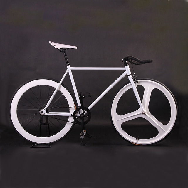 steel frame fixie bike