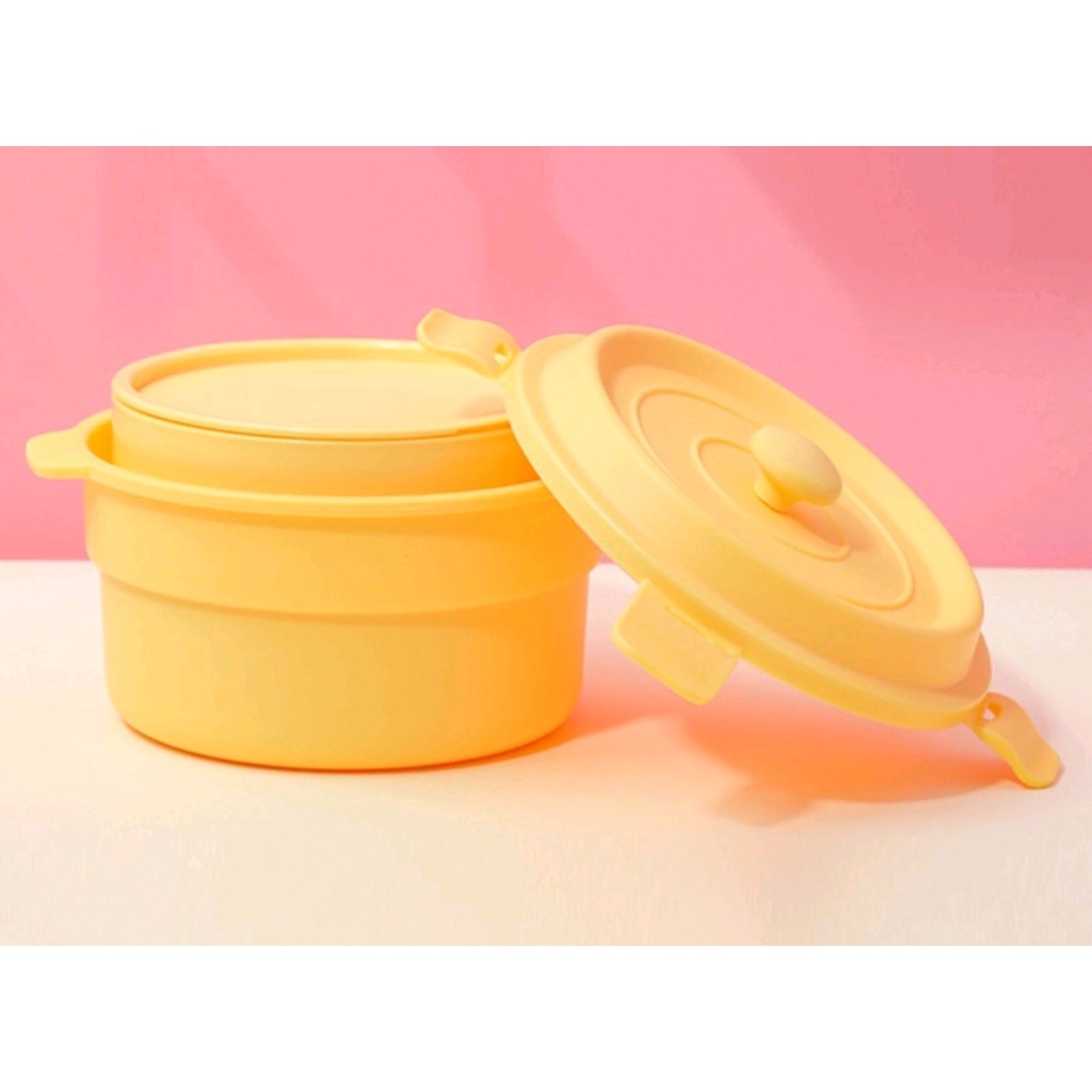 Miniso Stackable Lunch Box / 2 Stackable Lunch Box | Shopee Philippines