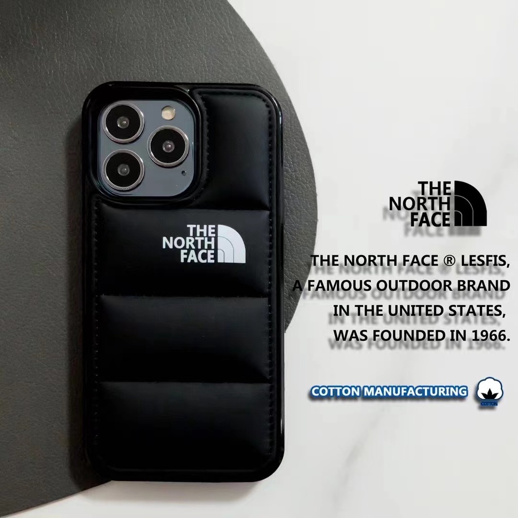 Luxury brand THE NORTH FACE down jacket phone cases for iphone 16 Pro