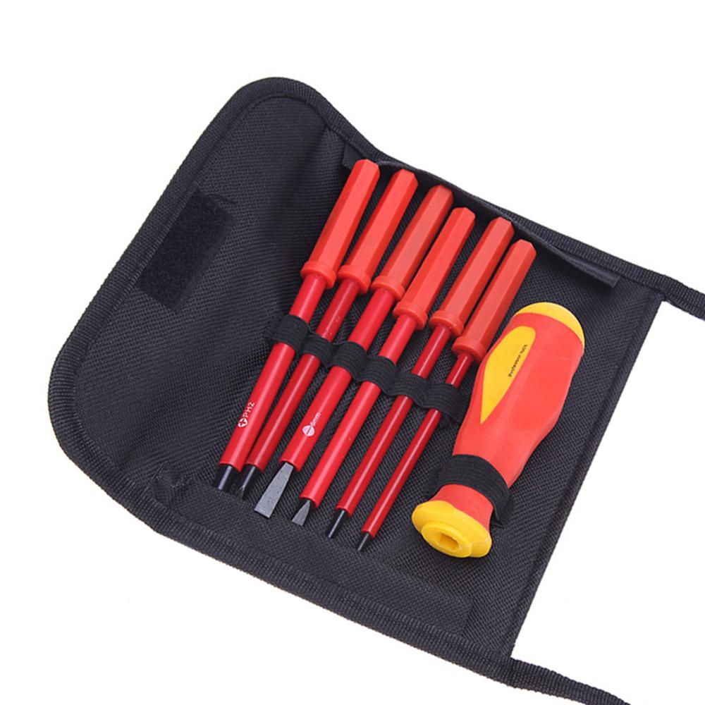 7pcs Insulated Screwdriver Set Electrical Electrician Hand Tool