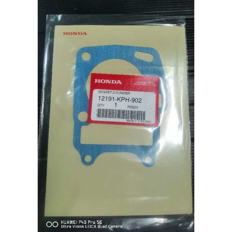 Cylinder Gasket/Bore Gasket Honda Xrm125 /Rs125 /Wave125 Honda Genuine ...